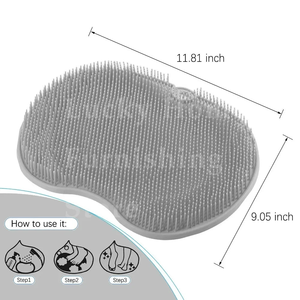 Silicone Shower Foot Scrubber Mat