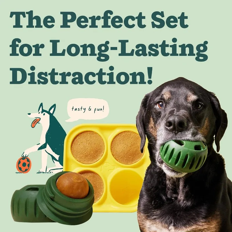 Interactive Dog Treat Puzzle Feeder