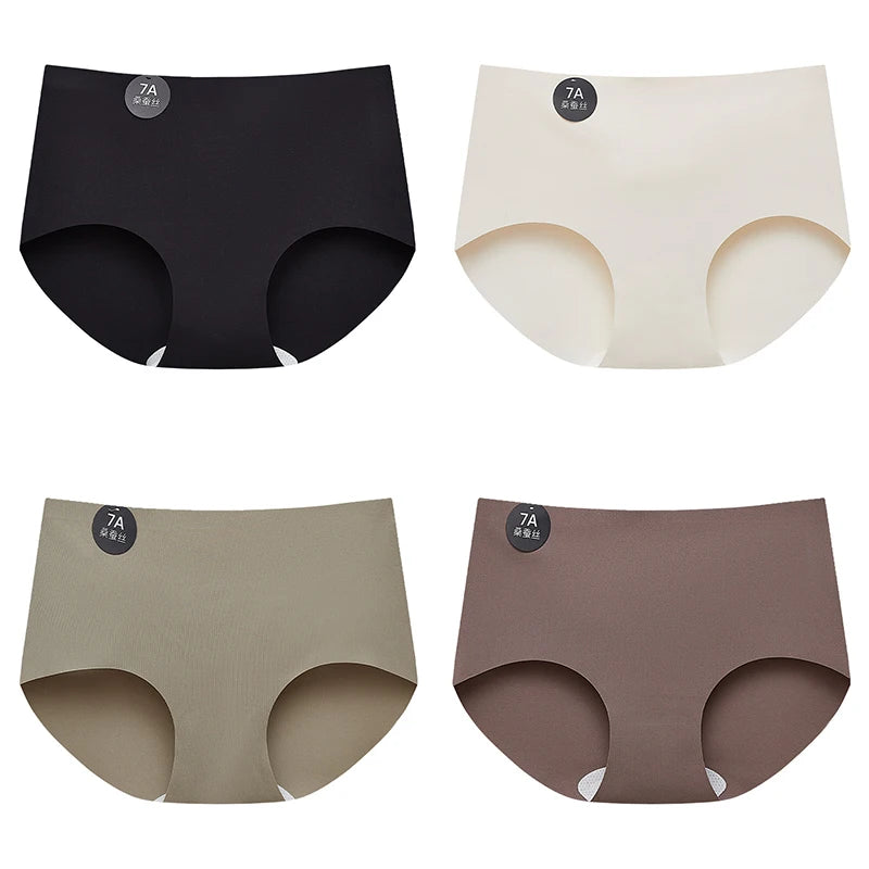 Women's Seamless Briefs – 4-Pack Soft & Lightweight