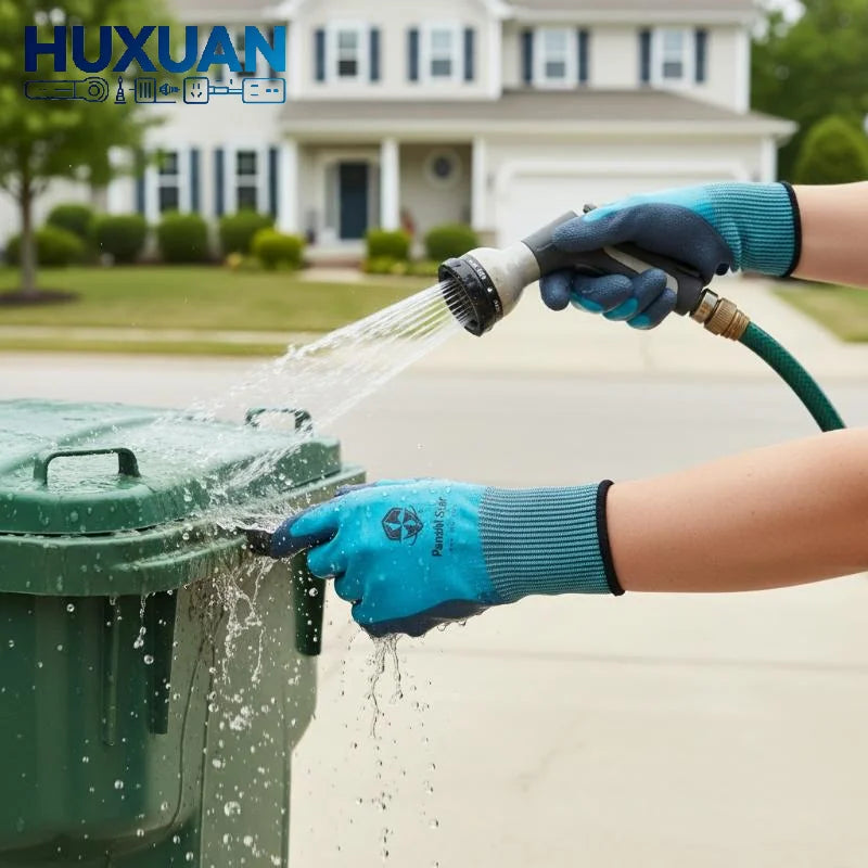 Coated Grip Work Gloves – 1 Pair, Waterproof & Durable