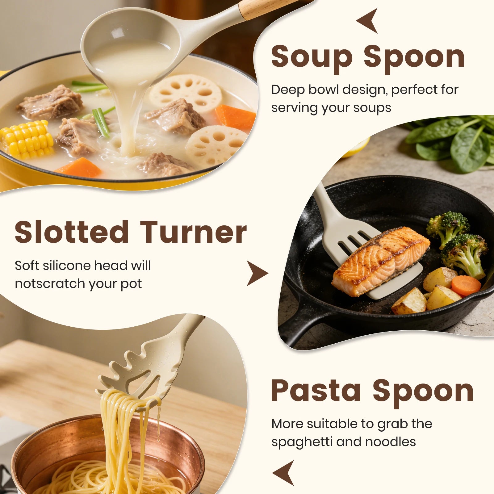 Silicone Kitchen Utensil Set