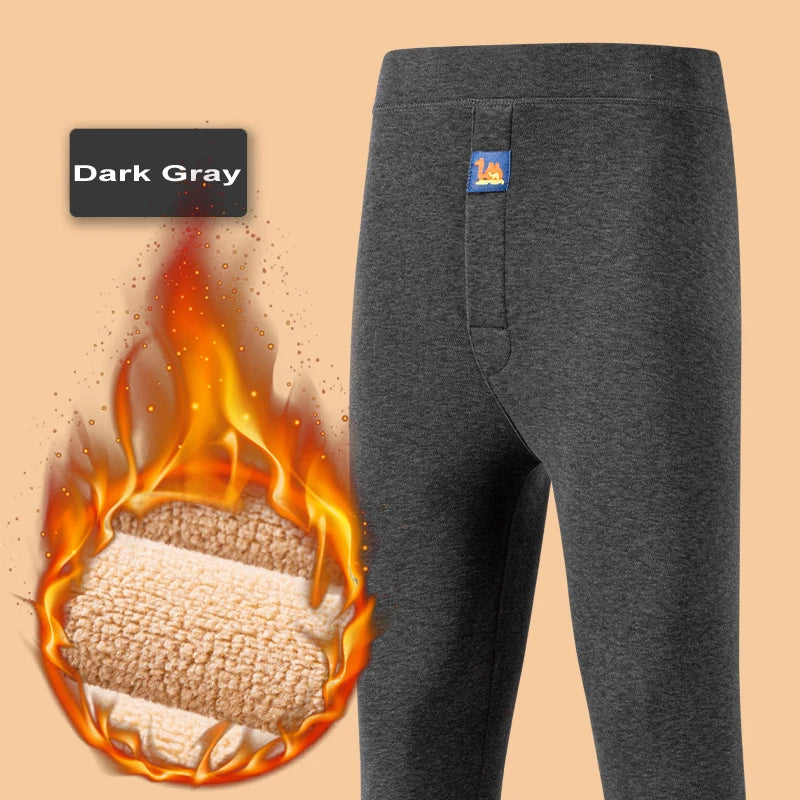Men's Fleece Thermal Underwear – Warm Base-Layer Pants