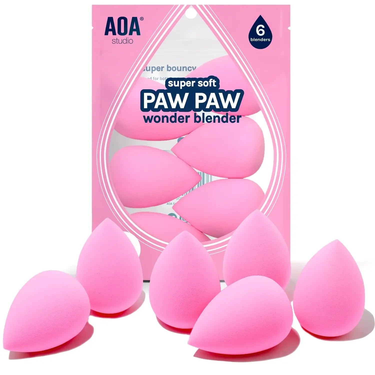 Makeup Blender Sponge Set — 6-Pack