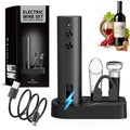 Electric Wine Bottle Opener Set