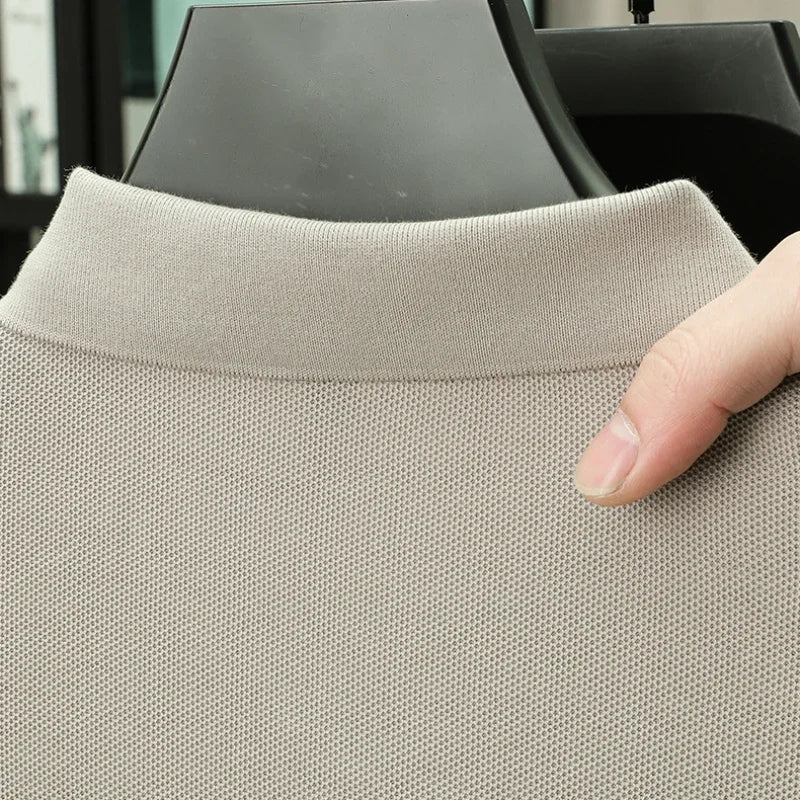 Polo shirt collar detail