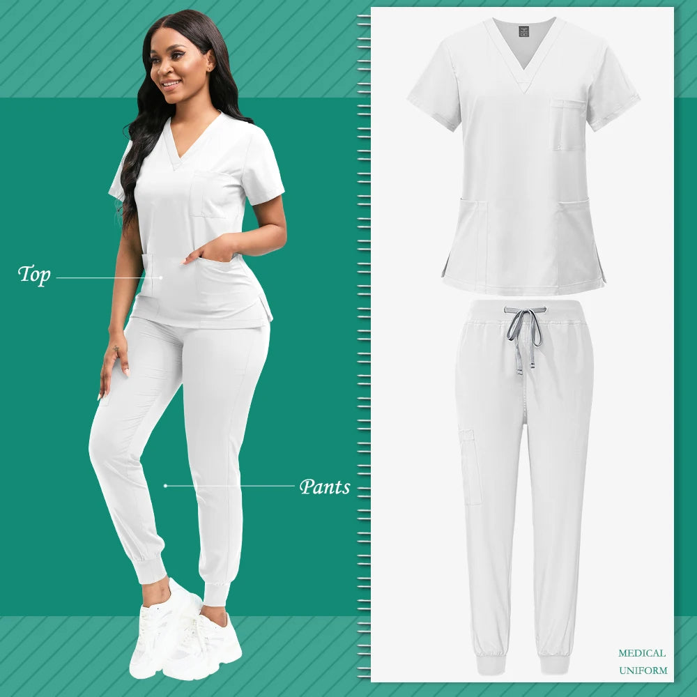 Unisex Scrubs Set – Spa, Vet & Clinic Uniform