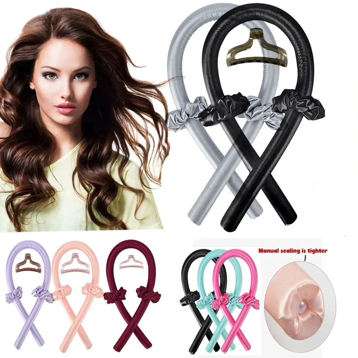 Overnight hair curler no heat