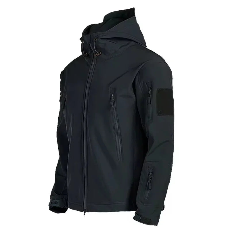 Men's Hooded Nylon Windbreaker Jacket