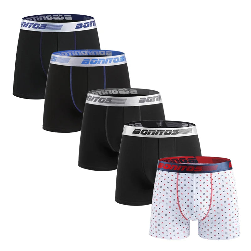 Men's Boxer Briefs – 5-Pack Cotton Underwear