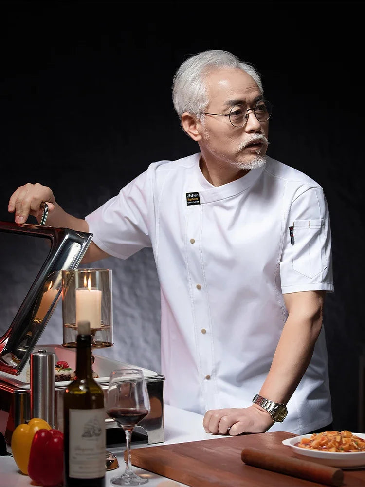 Men's Chef's Jacket – Restaurant & Bakery Cook Uniform