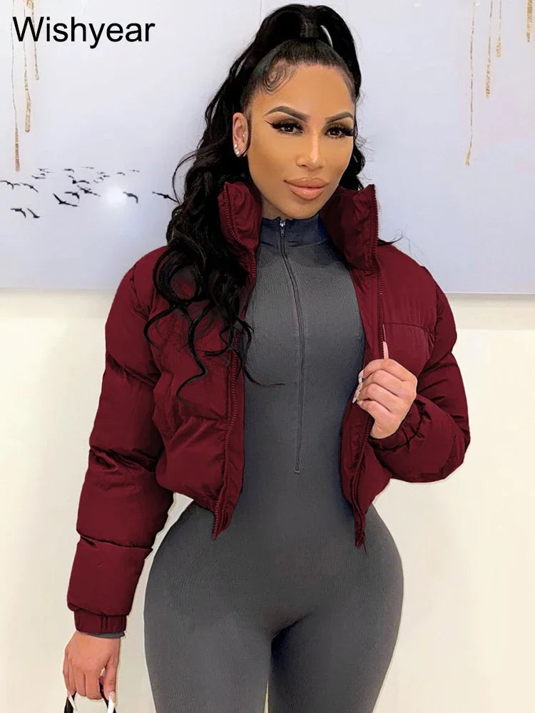 Cropped Puffer Jacket