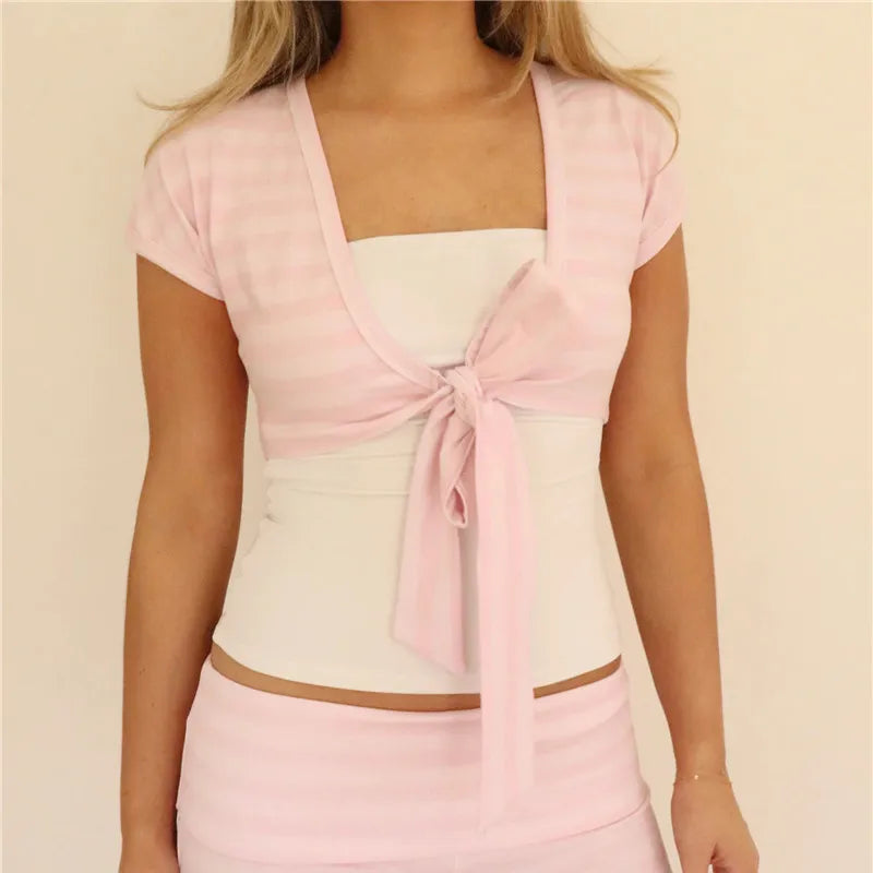 Tie-Front Wrap Top