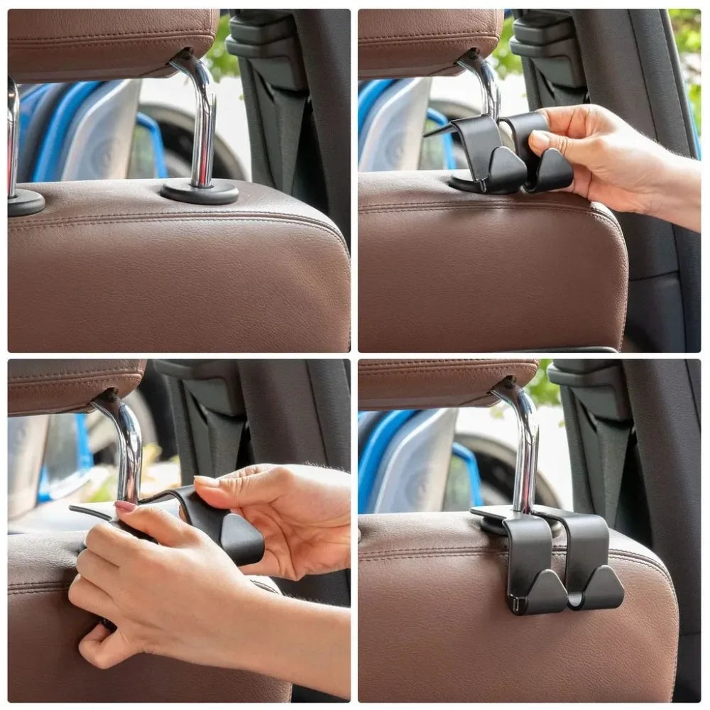 Car Headrest Backseat Hooks (Set)