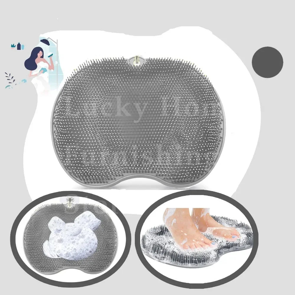 Silicone Shower Foot Scrubber Mat