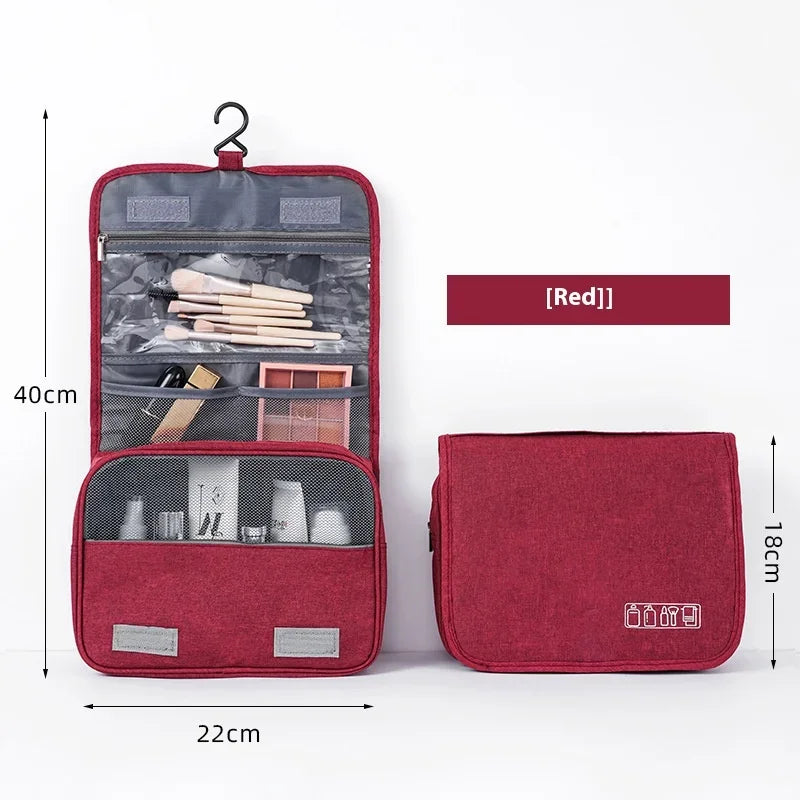 Hanging Travel Toiletry Bag — Water-Resistant Organizer