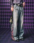 Wide-Leg Baggy Jeans