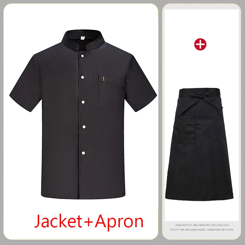 Chef Jacket & Apron Set – Kitchen Work Uniform