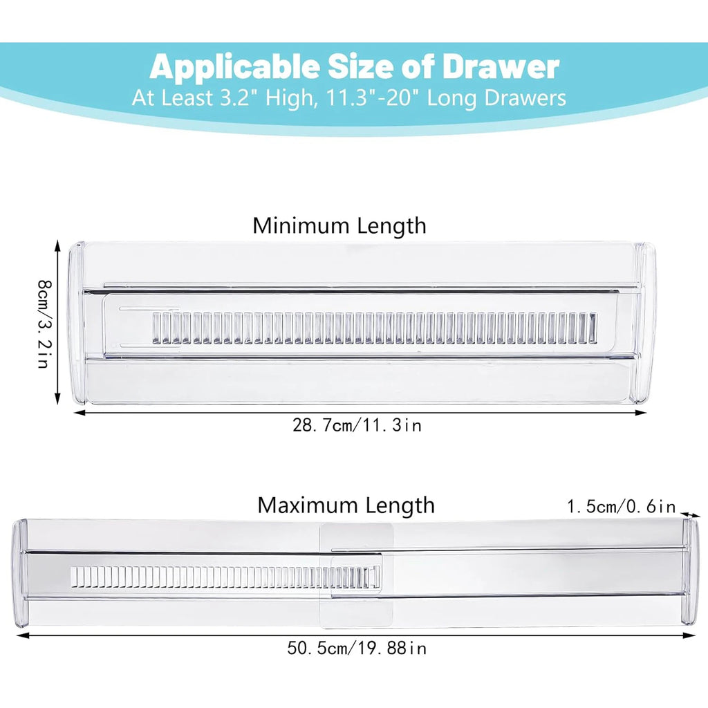 Expandable Drawer Organizer Dividers