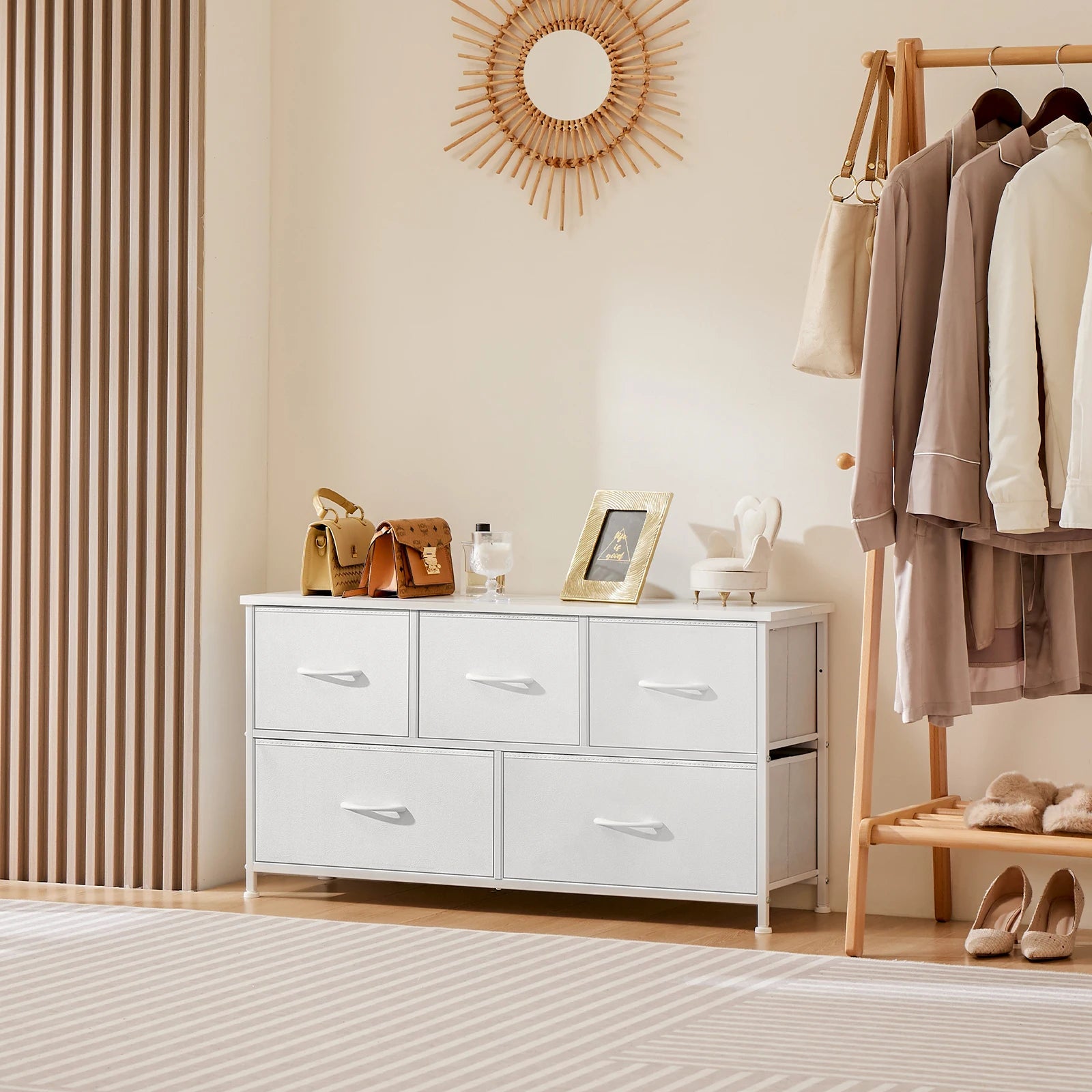 Fabric Drawer Dresser – Bedroom Storage Chest, 5/7/10 Drawers