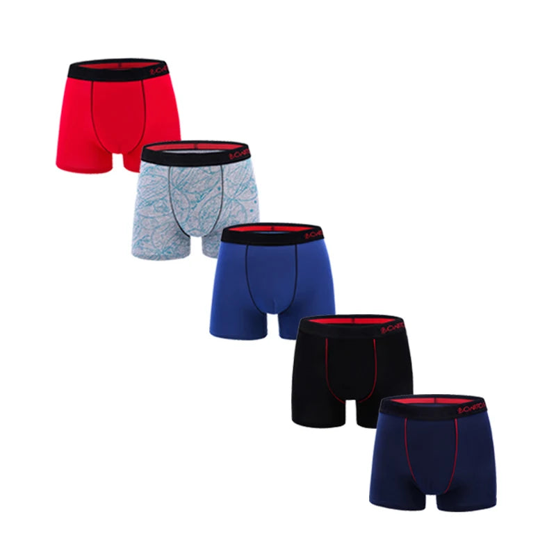 Men's Boxer Briefs – 5-Pack Cotton Underwear