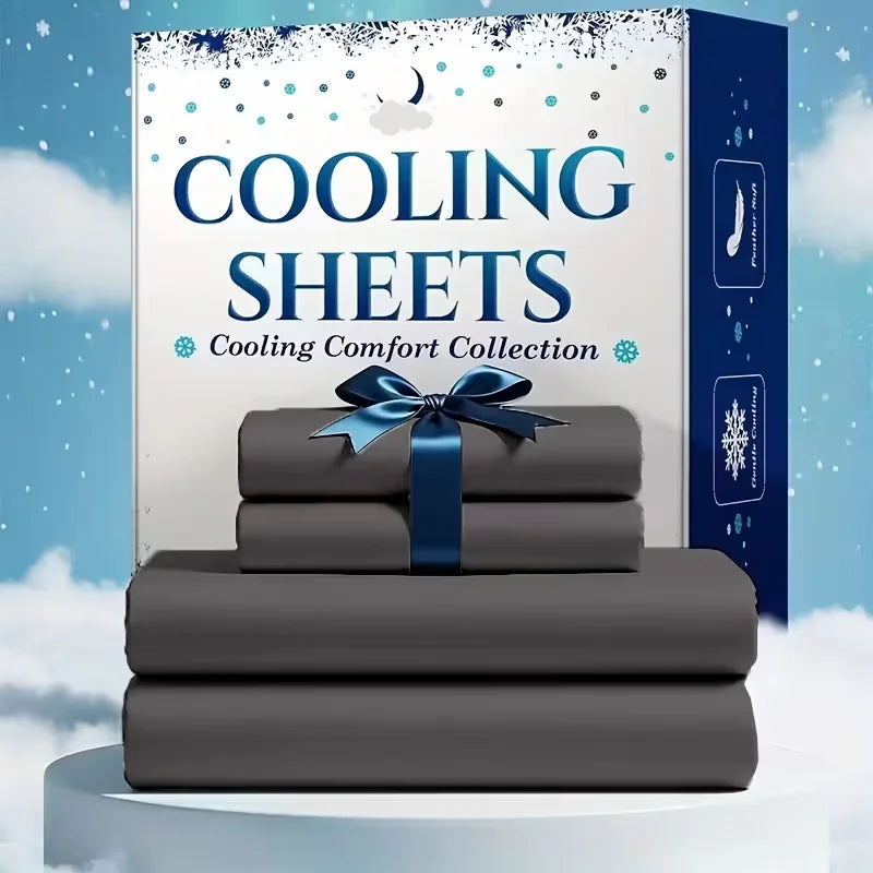 Cooling Viscose Sheet Set – Soft Queen Bedding, 4 or 6 Pc
