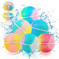 Reusable magnetic silicone water balloons
