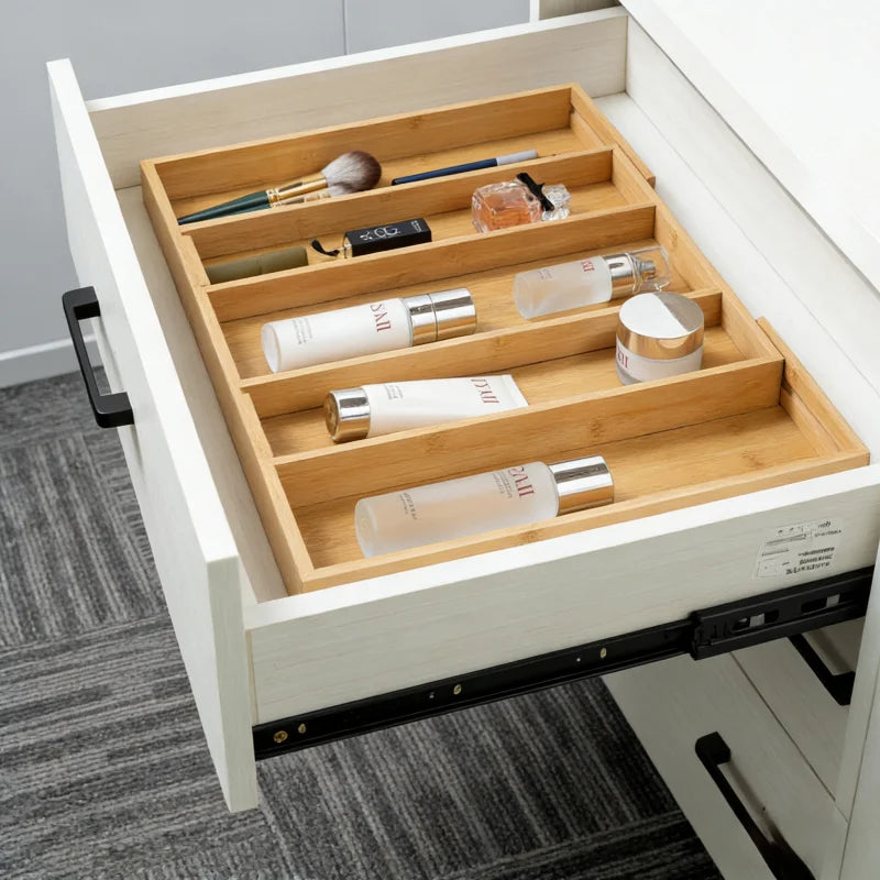 Bamboo Cutlery Drawer Tray