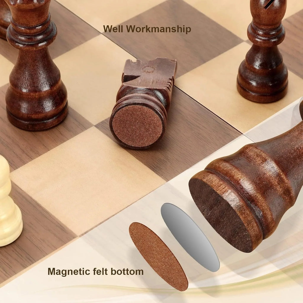 Magnetic Chess Set – Portable Roll-Up Travel Board Game