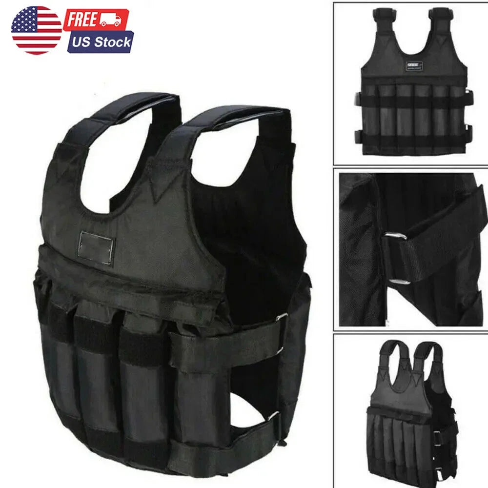Adjustable Weighted Vest — Walk, Run & Home Workouts