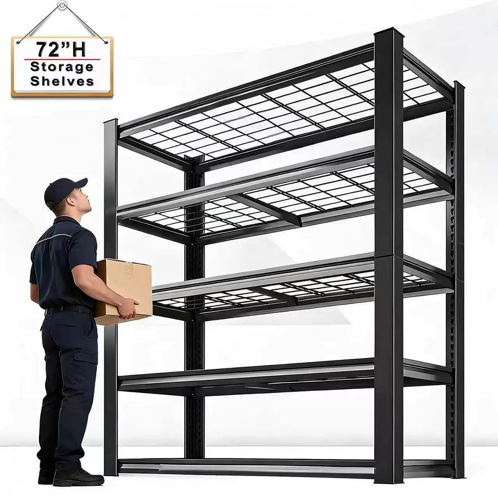 Adjustable Metal Utility Shelf – Heavy-Duty Storage Rack