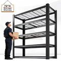 Adjustable Metal Utility Shelf – Heavy-Duty Storage Rack