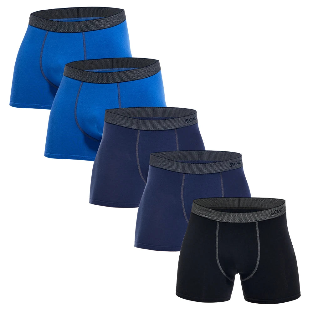 Men's Boxer Briefs – 5-Pack Cotton Underwear