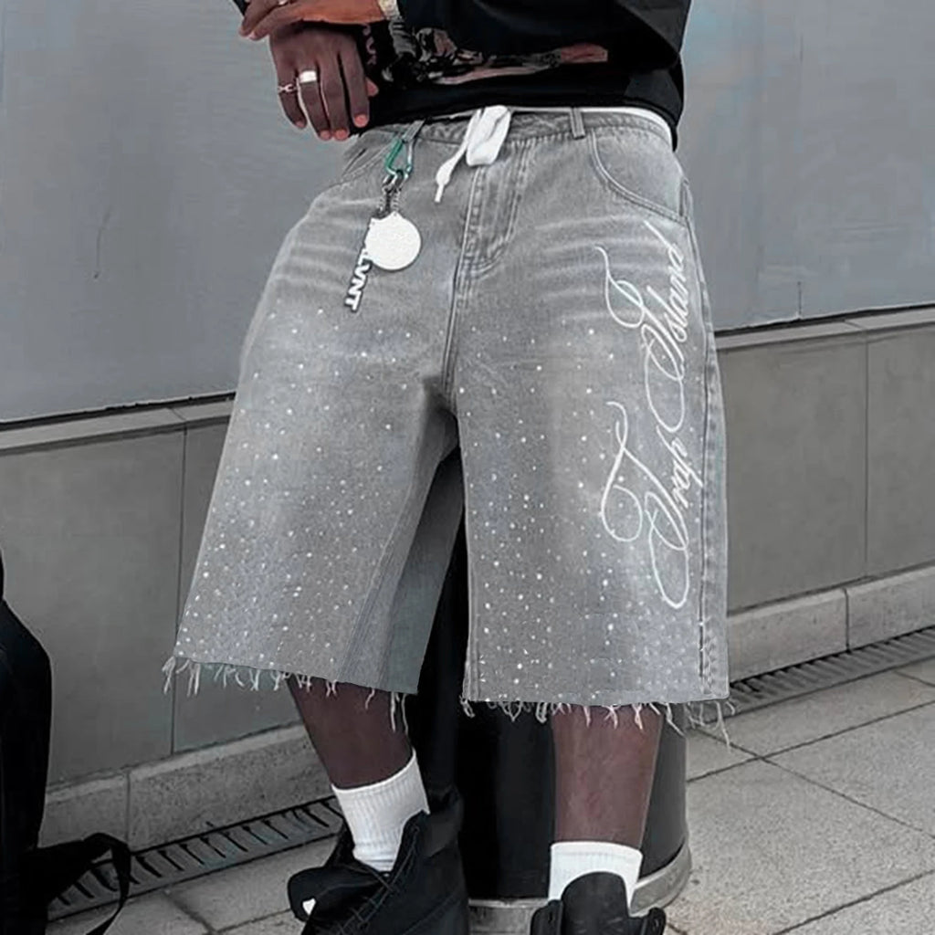 Long Denim Shorts