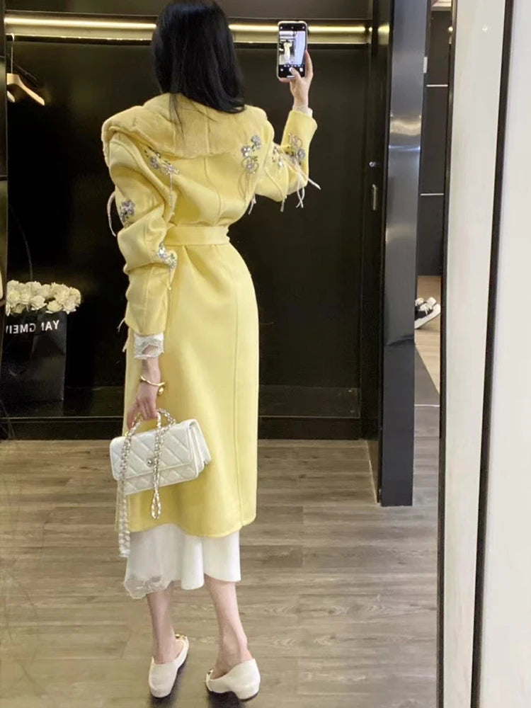 Longline Belted Coat