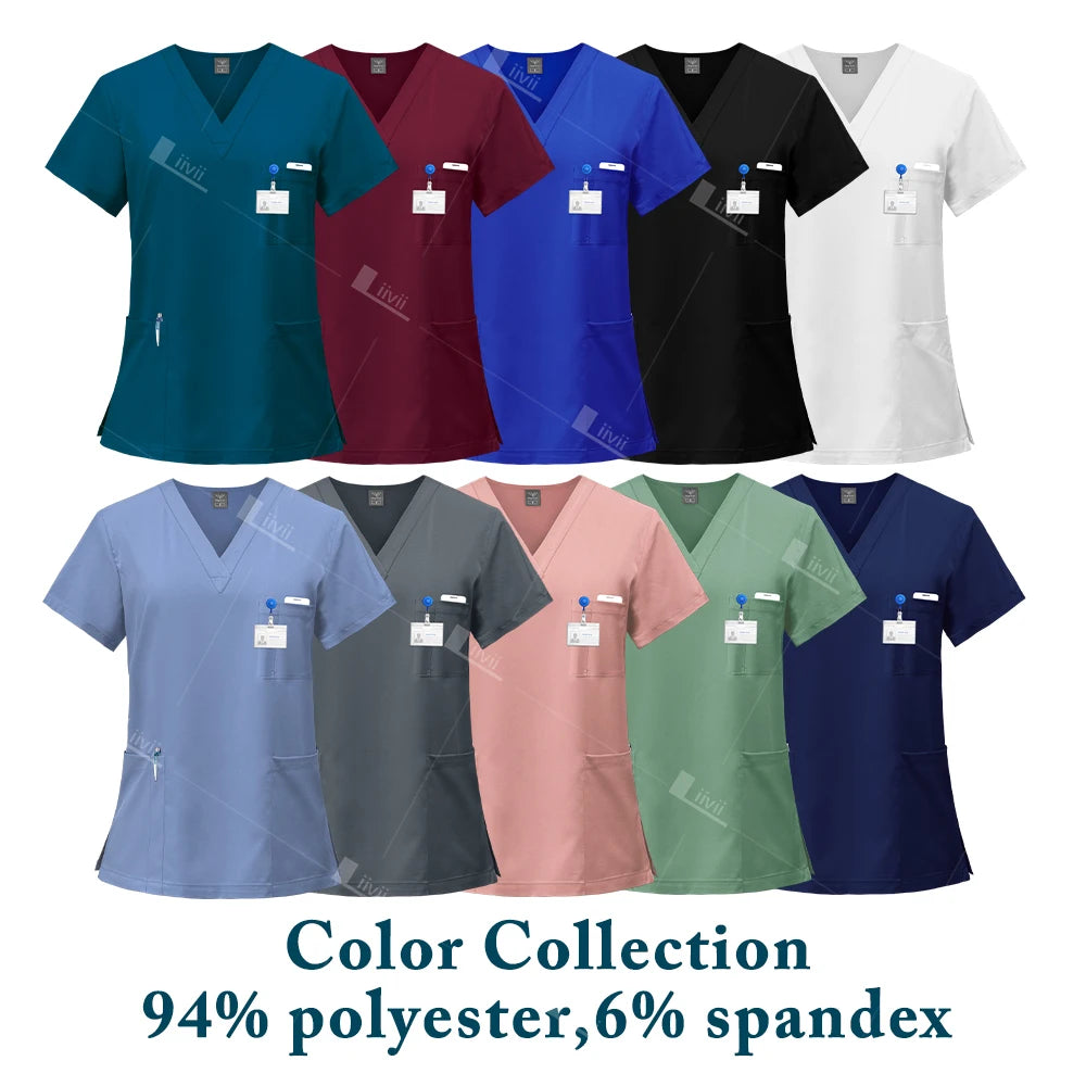 Scrubs Set – Nursing Uniform with Jogger Pants