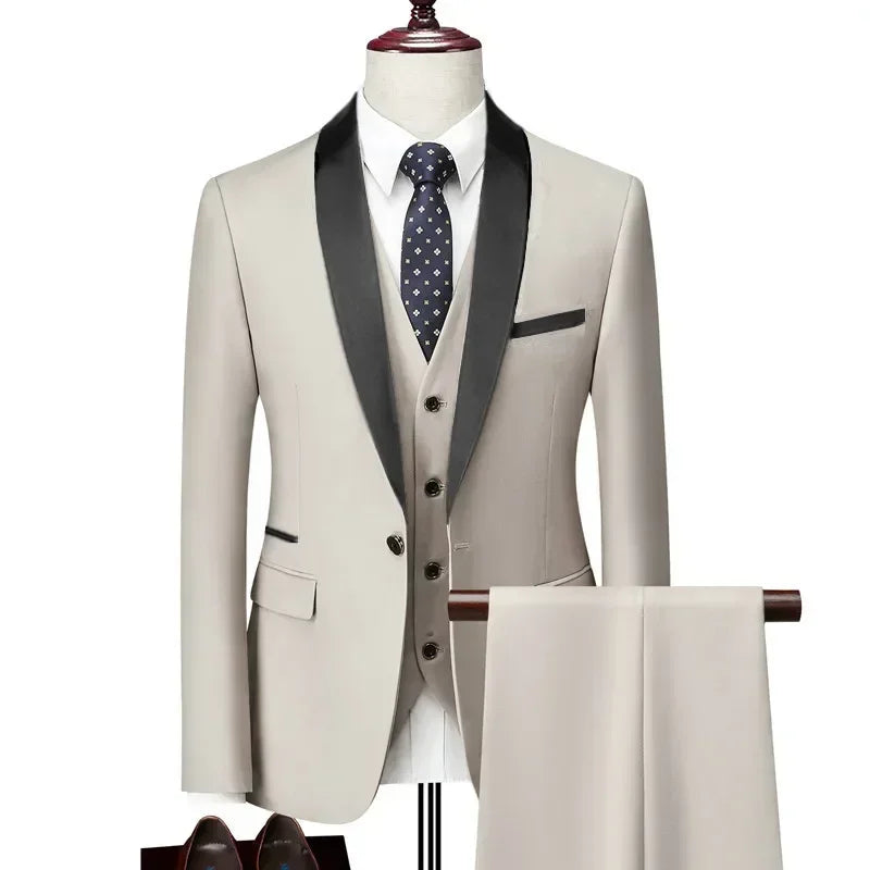 3-Piece Vest & Trouser Suit