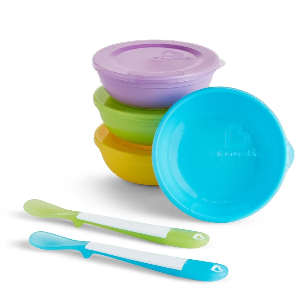 Baby silicone suction feeding set 10 piece