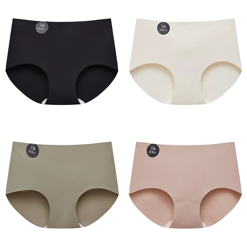 Women's Seamless Briefs – 4-Pack Soft & Lightweight