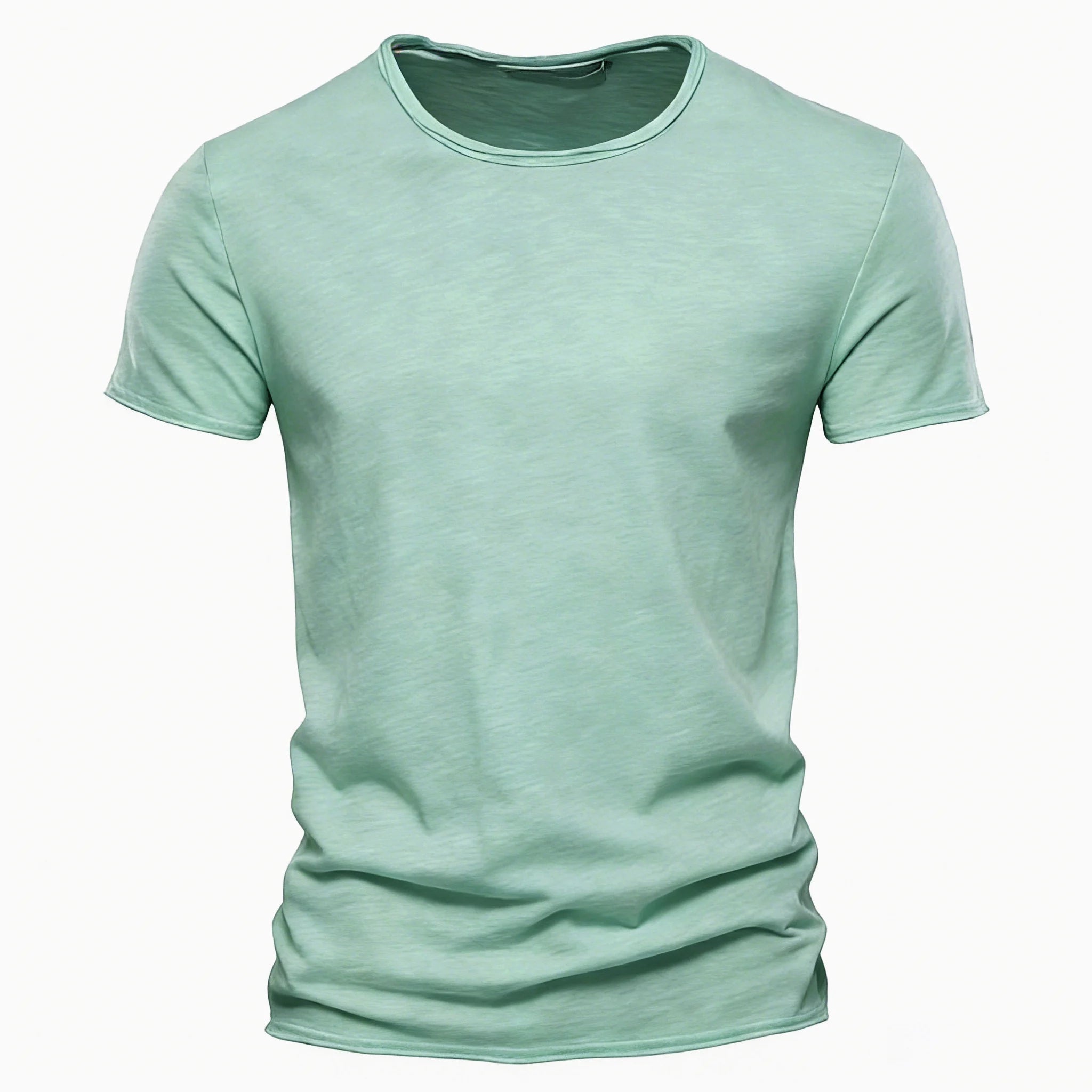 Men's 100% Cotton T-Shirt – Soft O-Neck Short-Sleeve