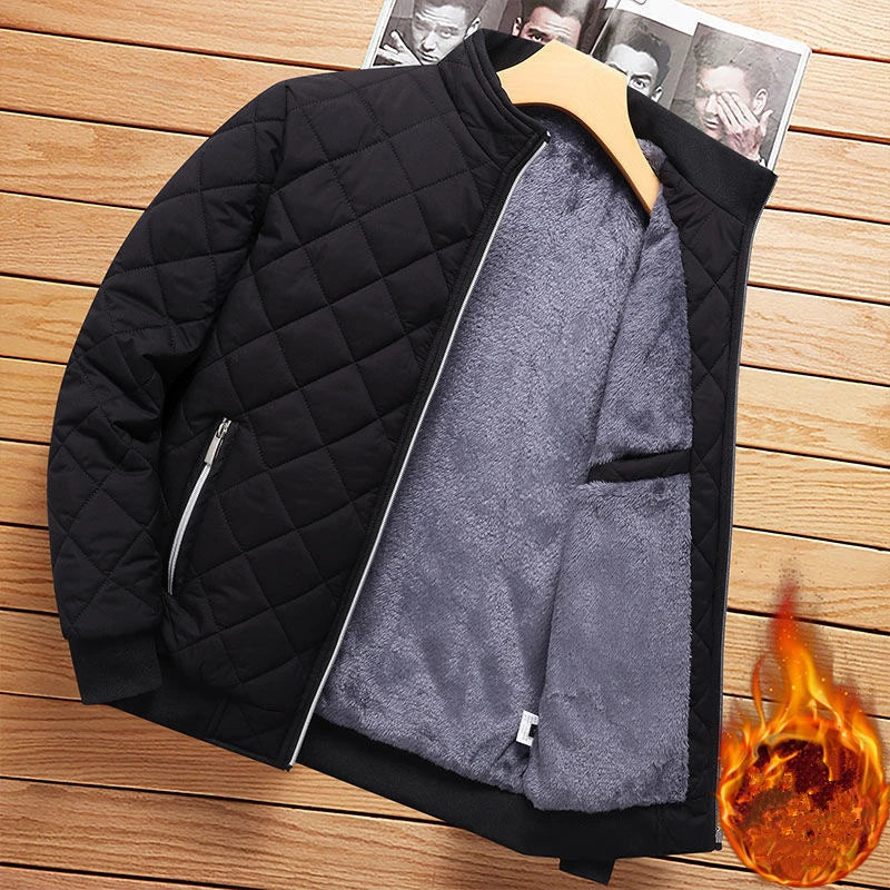Quilted bomber jacket color options