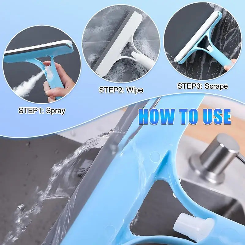 3-in-1 Window Squeegee Cleaner
