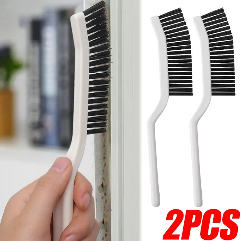 Grout cleaning brush set