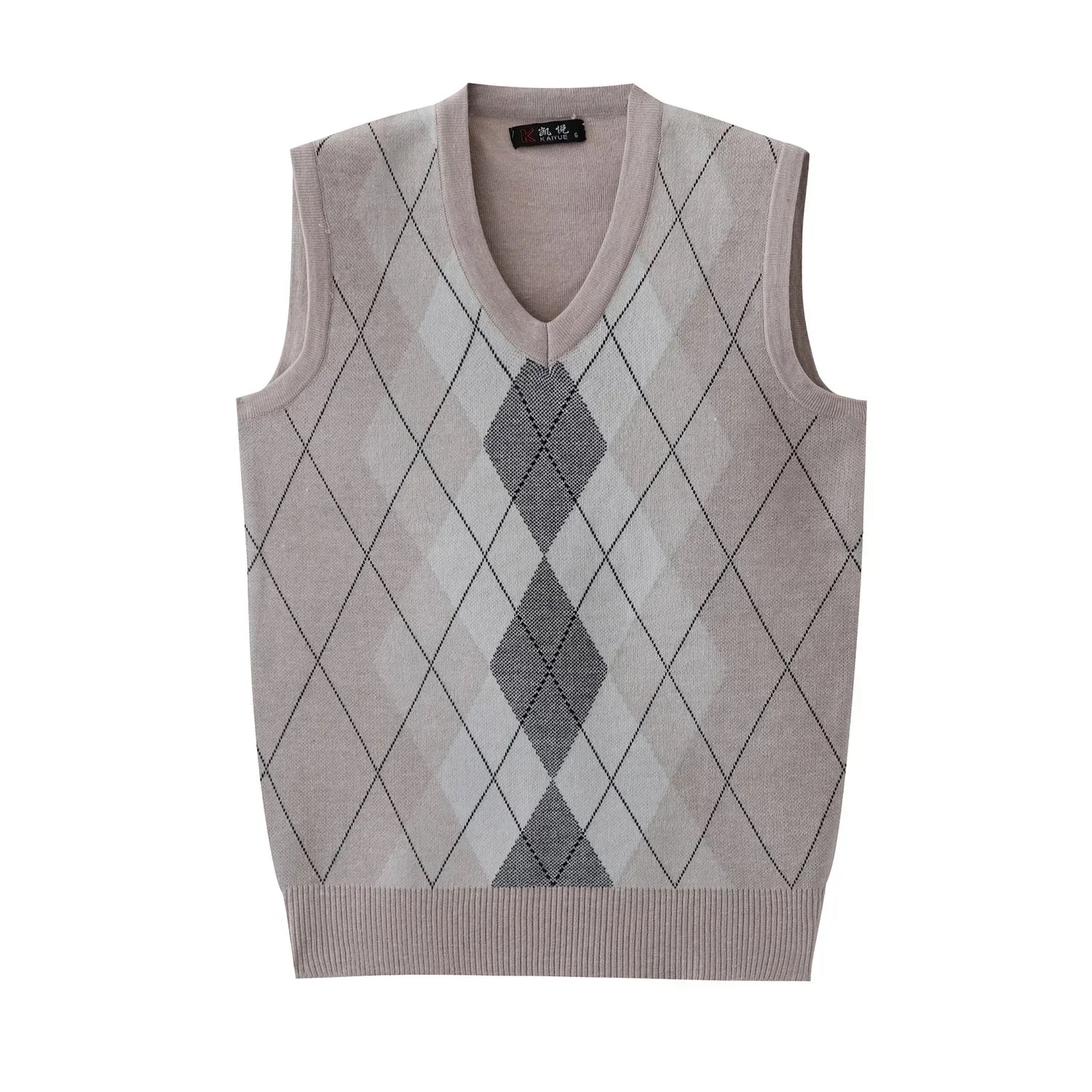 Argyle Knit Sweater Vest