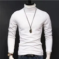 Ribbed Turtleneck Knit Top