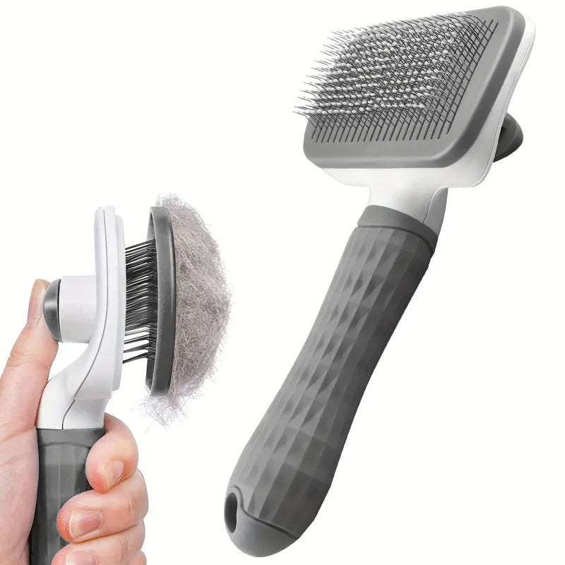 Self-Cleaning Slicker Deshedding Brush (Pets)