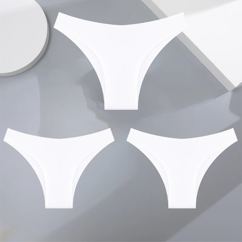 Women's Seamless Bikini Briefs – 3-Pack Ultra-Thin