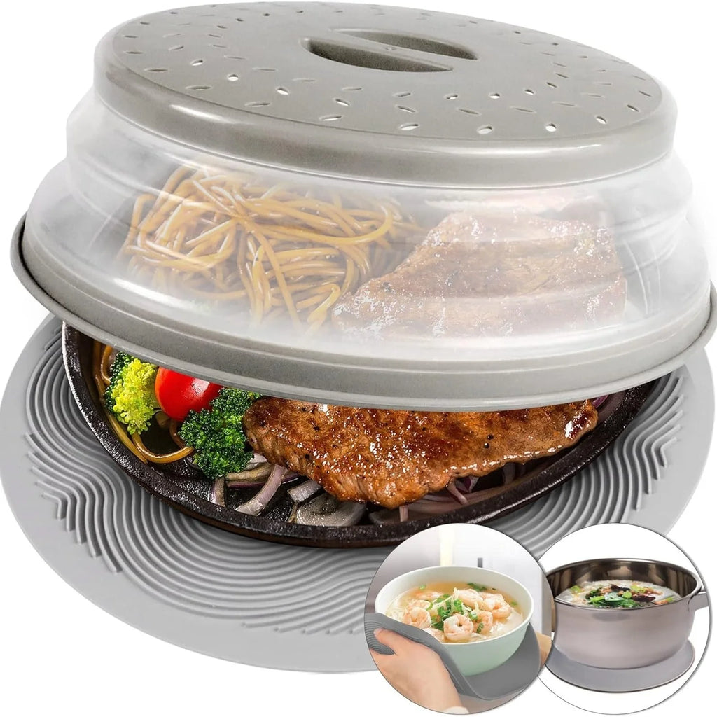 Collapsible Microwave Splatter Cover