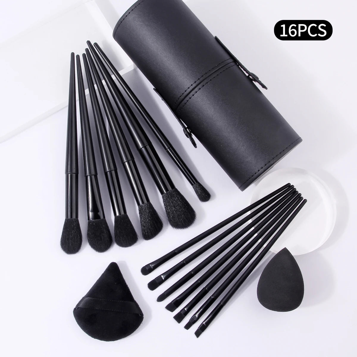 Makeup Brush Set with Holder
