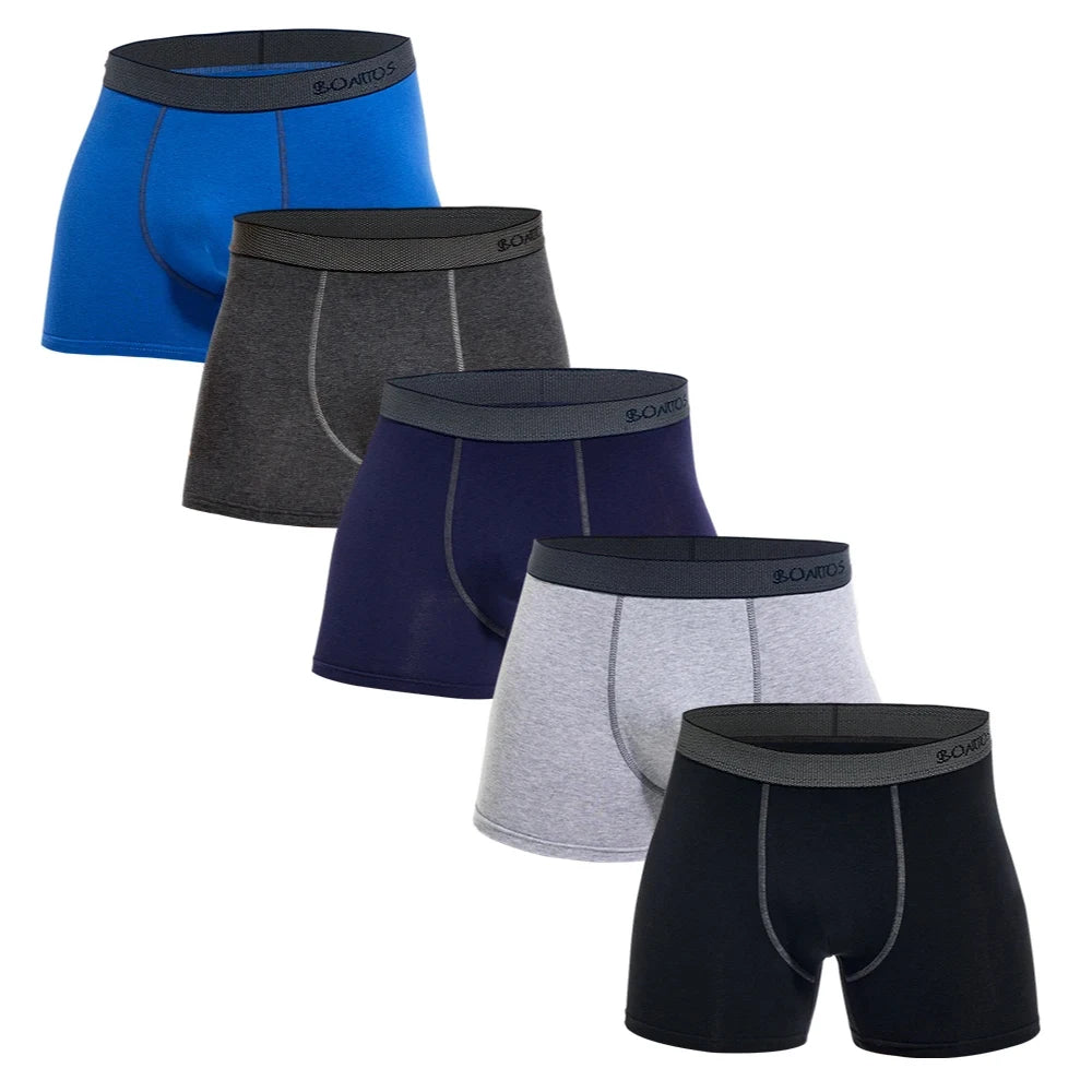 Men's Boxer Briefs – 5-Pack Cotton Underwear