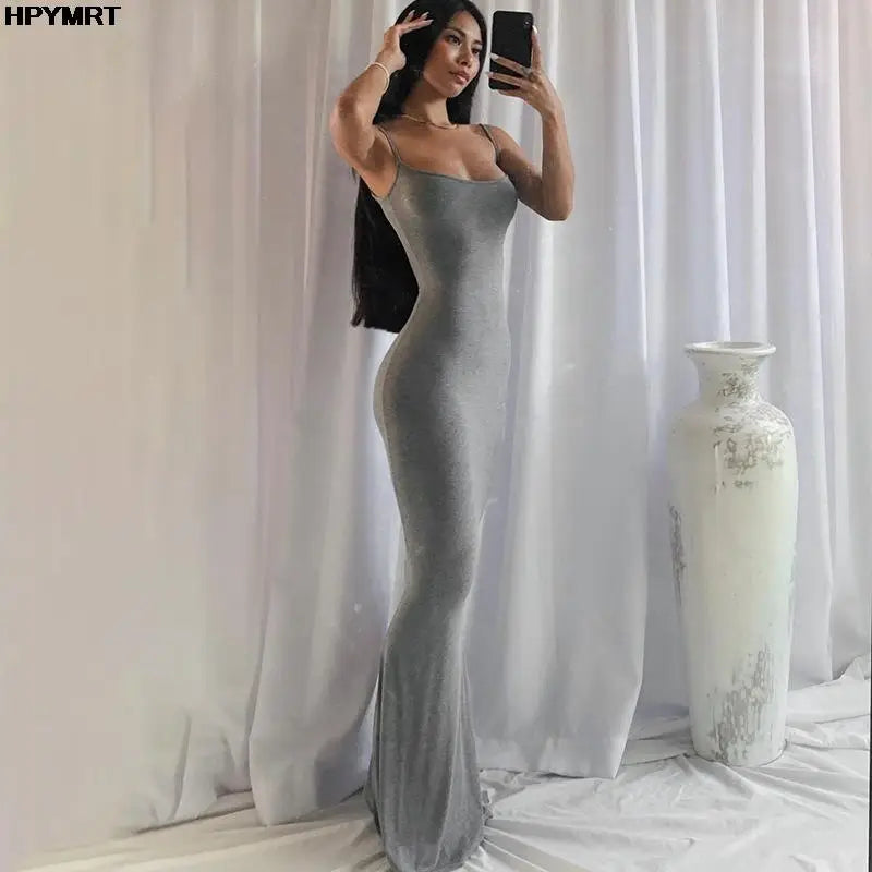 Bodycon Tank Maxi Dress